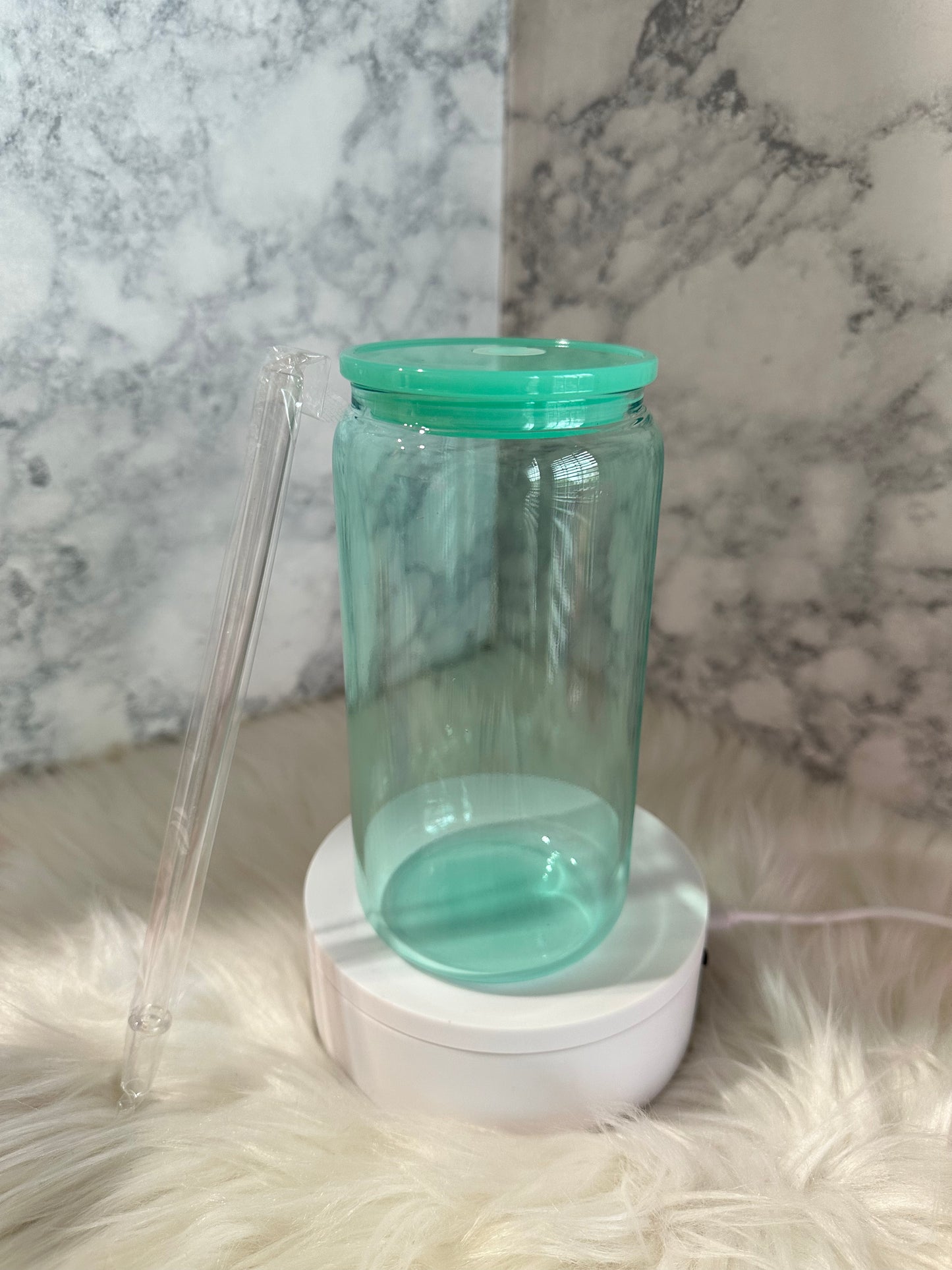 16oz Sublimation Glass Can