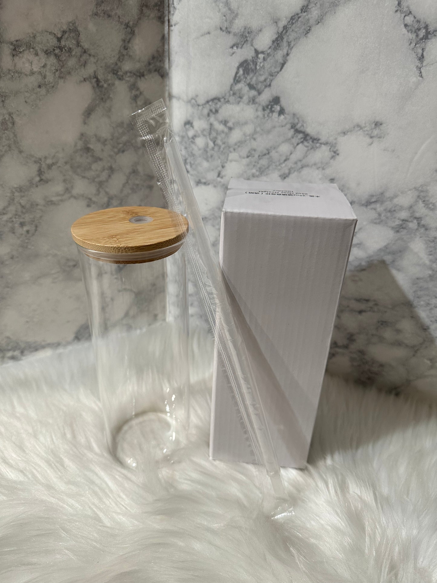 25 oz Clear Straight Tumbler