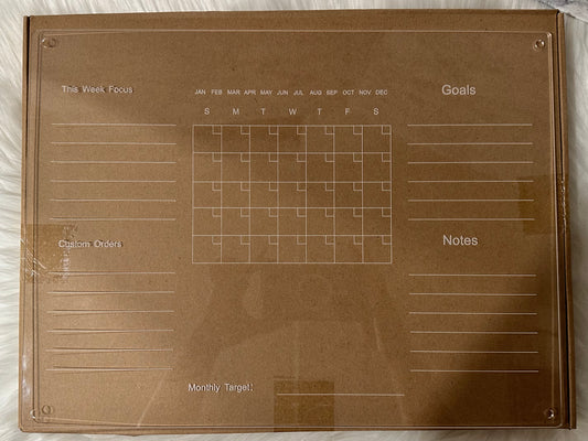 Acrylic Calender